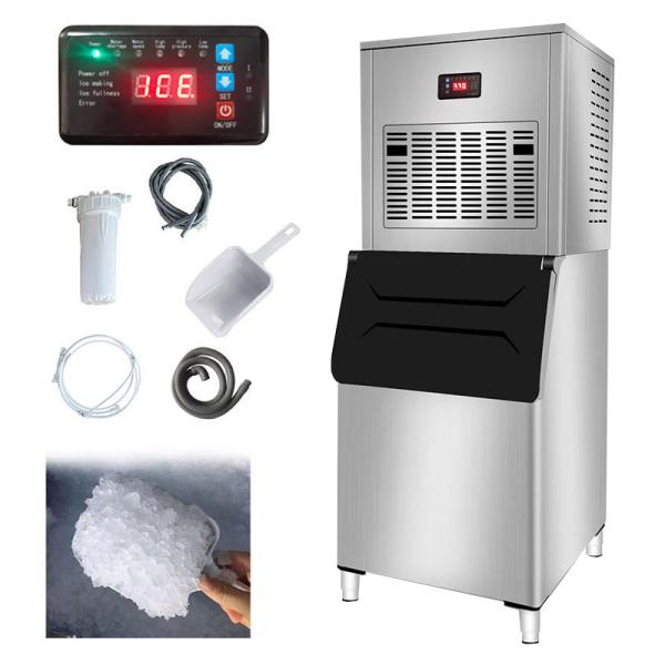Quality 300KG Automatic Snow Ice Block Making Commercial Ice Maker Machine for Business Stainles Steel Cooling Type Water cooling for sale