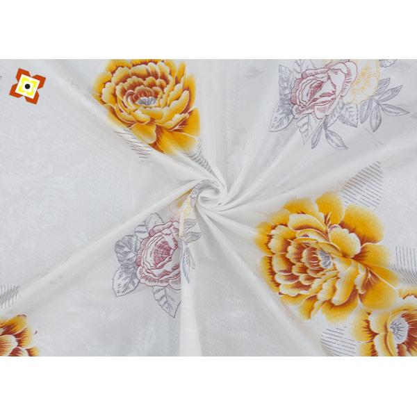 230cm Width Mattress Quilting Fabric Polyester Warp Knitted Printing Bronzing