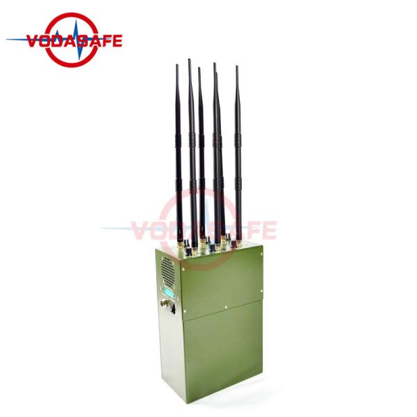 Quality Sweep Jamming Mobile Phone Signal Jammer AC Adapter With Conducive Carrying Function for sale