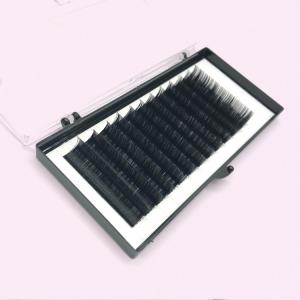 Buy cheap Handmade Russian Volume Eyelash Extensions Matte Black Customized Package from wholesalers