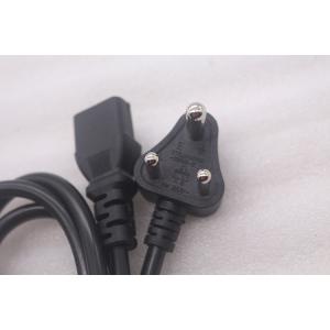 Buy cheap C13 Connector Type, Black Cable , 250V10A,8ft LengthSouth African power cord from wholesalers
