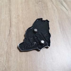 3D Die Cast Travel Refrigerator Magnets Antique Silver Decorative Fridge Magnets