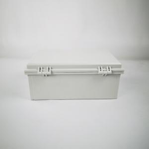 250x170x100 Hinged Electrical Enclosures in grey / Clear Transparent lid