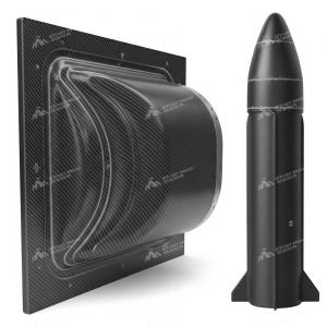 UTrust Carbon Fiber Missile Fairing Mold for High-Precision Aerodynamic Shapes