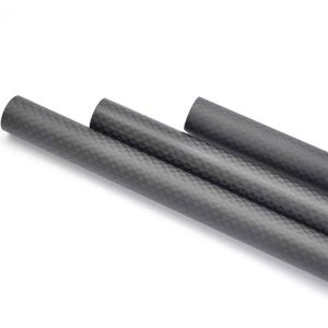Buy cheap Matt Painted Carbon Fibre Tubes Wound Plain Weave 3K from wholesalers