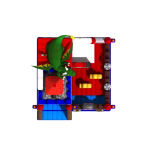 Buy cheap New Design Classic Dino inflatable fun world , Pvc Inflatable Dino Jumping Castle from wholesalers