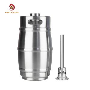 Buy cheap LFGB Portable Double Wall Refillable 5 Liter Mini Keg from wholesalers