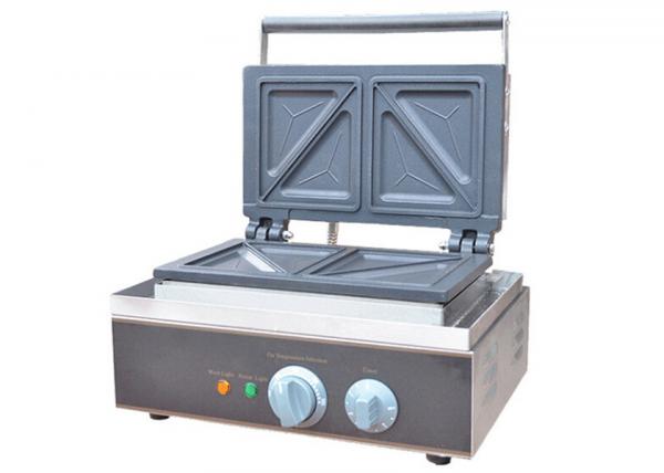 Quality Commercial Sandwich Waffle Maker / Sandwich Press Machine 220V 1550W for sale