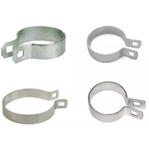 0.13lb Long Lasting 1-3/8" Brace Bands For Chain Link Fence