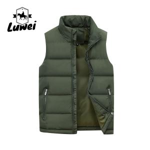 Buy cheap Lightweight Cold Weather Vest Utility Cotton Polyester Sleeveless Puffer Vest from wholesalers