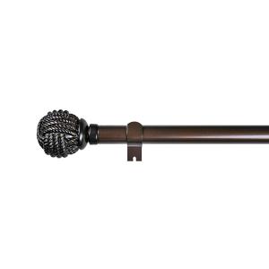 Buy cheap Coffee Classic Light Luxury Curtain Plain Rod 0.5MM With Aluminum Finial from wholesalers