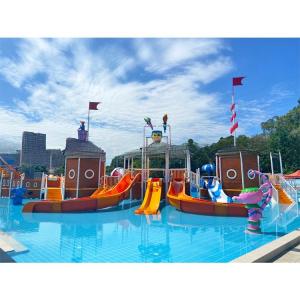 Buy cheap Funny  Aqua Park Equipment Pirate Ship Water Park Oxidation Resistant from wholesalers