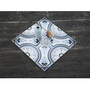 Blue 20x20cm Ceramic Rustic Tile for Indoor Floor