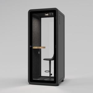 Buy cheap Movable Modular Soundproof Call Booth Soundproof Booth Office With Air Ventilation System from wholesalers