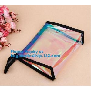 Travel Transparent Exquisite Zippered Handbag PVC Waterproof Toiletry Case Clear