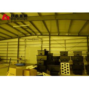 Weather Resistant Prefab Farm Buildings Rectangular Steel Structure Greenhouse