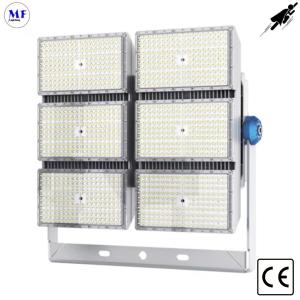 Buy cheap 1200W IP66 LED Stadium Flood Light IK10 Beam Angle 15° /45° Die-Casting Aluminum For Tennis Court and Swimming Pool from wholesalers
