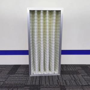 Buy cheap Panel Filter Construction Finally Resistance 150-250 Pleated Panel Pre-Filter from wholesalers