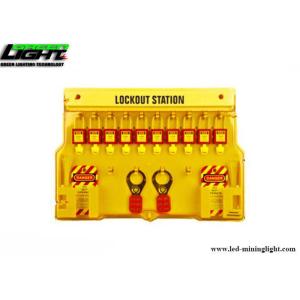 Buy cheap Unfilled Plastic PP Padlock Lockout Station With Cover from wholesalers