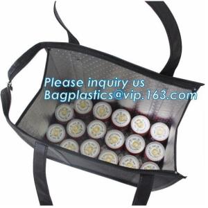Buy cheap Reusable aluminium Portable pOLYESTER WINE COOLER BAG,FROZEN FOOD,ICE,HOT PIZZA product