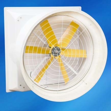 wall mounted handmade shell FRP exhaust fan