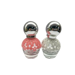 China Portable Empty 30ML Spray Luxury Perfume Bottles Transparent Round on sale