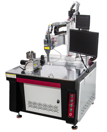 Quality 1500W Fiber Laser Welding Machine applied to stainless steel hangers for sale