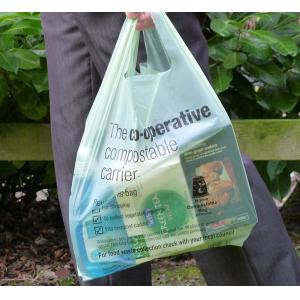 Buy cheap Bioplastic Eco Friendly Packaging Bags Home Compostable Bags ASTM6400 from wholesalers