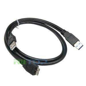 Buy cheap USB 3.0 Y Cable A-Male to Micro B-Male am/micro bm data cable Black 1m 3Ft 5Gbps from wholesalers