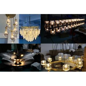 Buy cheap Modern Brass LED Wall Lamp with Crystal Shade for Living Room from wholesalers