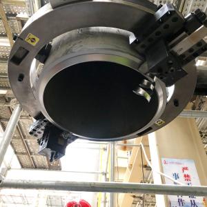 26" Split Frame Pipe Cutting Machine High Accuracy With Adjustable Tooling