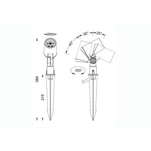 Buy cheap 24VDC Single RGB RGBW Outside Spot Lights With Ground Spike from wholesalers