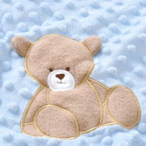 Buy cheap Blue Winter Warm Stroller Bag Cosy Knit 100 Polyester Fleece Blanket from wholesalers