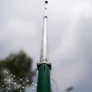 Buy cheap 15M 60FT Telescoping 6063 Alu Alloy Push Up Antenna Mast from wholesalers