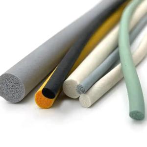 Grey Pad 1" Round EPDM Rubber Foam Sealing Strip with Heat/Cold Resistant