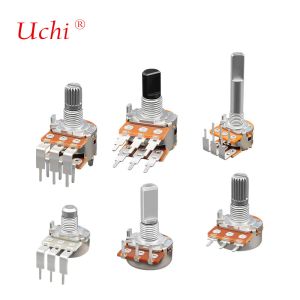 Buy cheap RD16 Metal Shaft Rotary Potentiometer RV16 Potentiometer CTR Precision Potentiometers from wholesalers