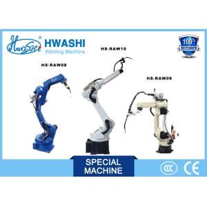 Buy cheap HWASHI Robotic arm Arc Industrial 6 Axis tig Welding Robot from wholesalers