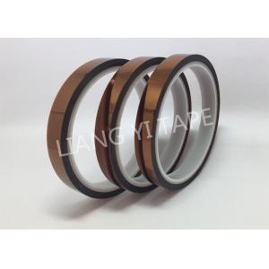 2 Mils Polyimide Film Heat Resistant Wire Tape , Silicone Adhesive Heat Proof