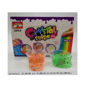 Buy cheap Stress Relief Transparent Crystal Slime Mud Stretchy Soft Phthalate Free from wholesalers