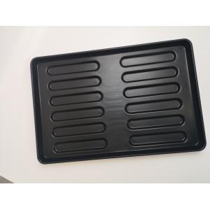 China 0.8mm Aluminum Steel 12 Cavity  Hot Dog Mold Pan with PTFE coating on sale