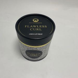 Eco Cylindrical Paper Box CMYK Printing Gold Stamping For Gift Package