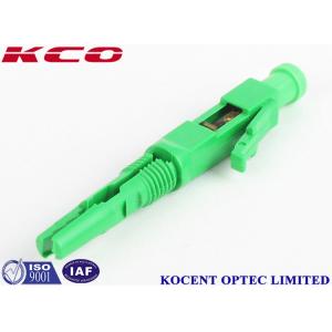 FTTX Lc Apc Fiber Optic Fast Connector , Optical Cable Adapter 55mm 60mm