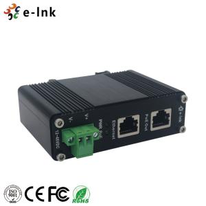 Industrial Gigabit PoE+ Injector Adapter, 12~48VDC Power Input