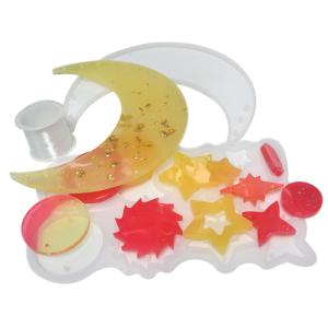 China Crescent Shape Silicone Resin Mold Custom Handmade Diy Epoxy Mold on sale