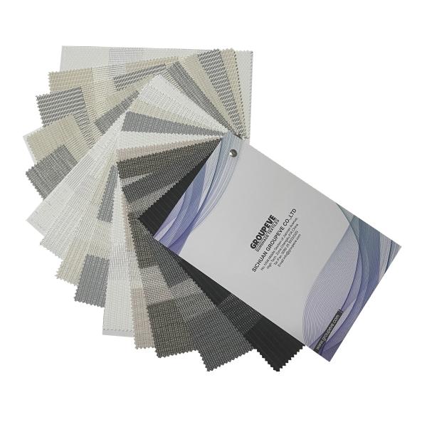 Quality Semi Blackout Blinds Fabric For Windows Shades Day And Night Zebra Blinds Roller for sale