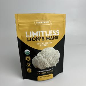 China Custom Printed Resealable Stand Up Zipper Bag Mylar Foil Smell Proof Laminated Plastic Packaging Bag on sale