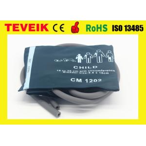 Reusable Pediatric/Child NIBP Cuff with Double Hose, Arm cir18-26cm, Nylon