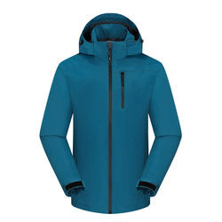 Windproof and Waterproof Men's Jacket All Seam-Sealed with Great Breathability