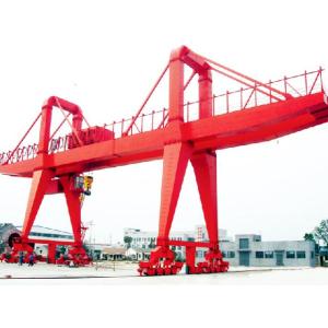 Buy cheap Customized Double Girder Hook Gantry Crane 50T 3 Phase from wholesalers