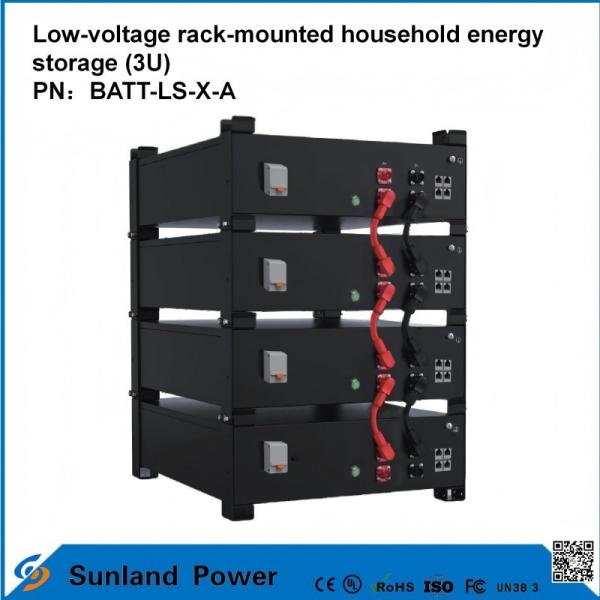 Buy cheap 3U Low-Voltage Intelligent Control Home Energy Storage All-in-One Butler LiFePO4 51.2V 50A 5120Wh16S1P Prismatic LFP Battery with aluminum shell 3.2V from wholesalers